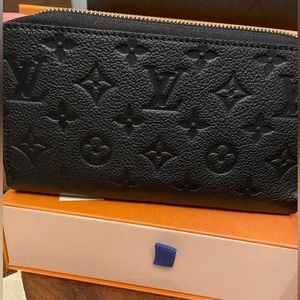 🔥Louis Vuitton BRAND NEW wallet.🔥Black w/ dust bag/box